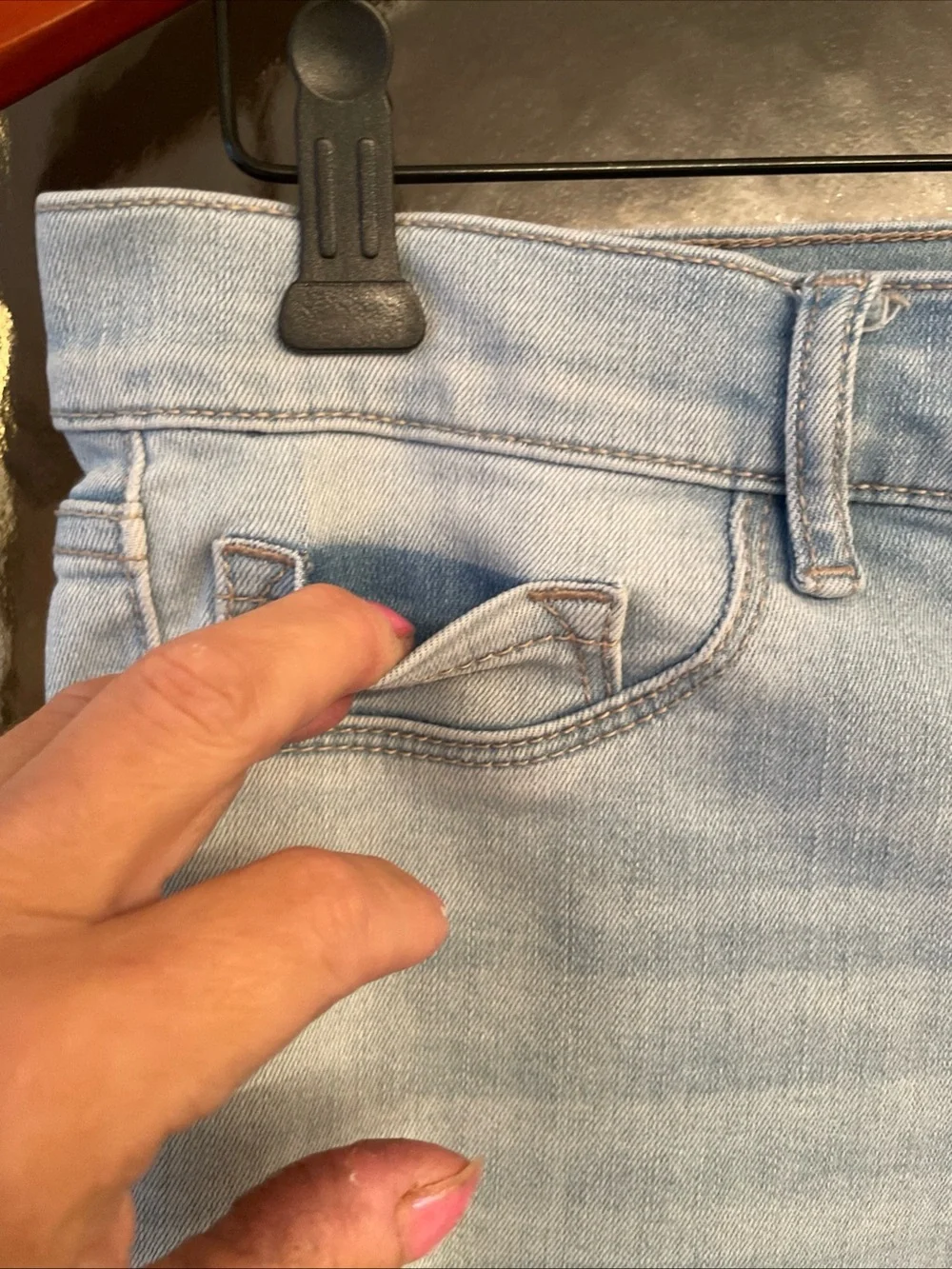 Refuge Light Blue Distressed Women's Jeans Size 10